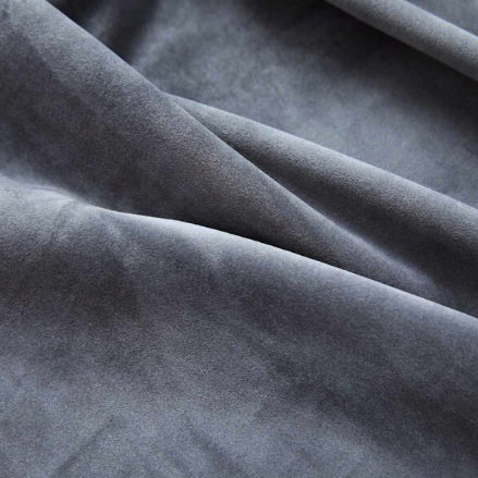 Rideaux occultant velours | Gris anthracite
