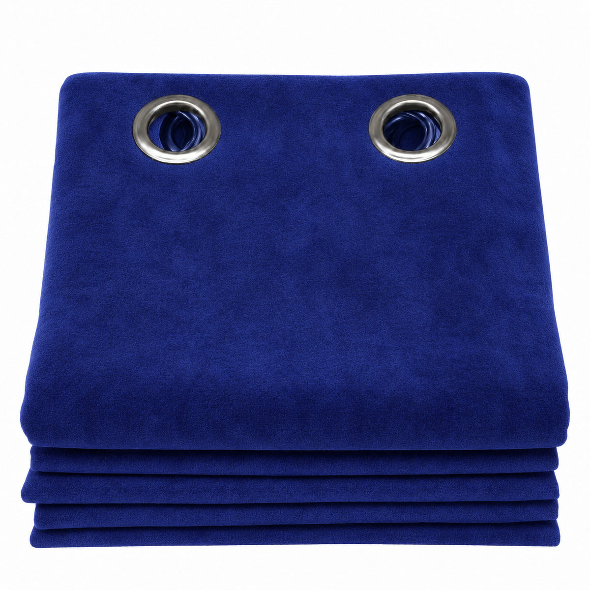 Rideaux occultant velours | Bleu foncé
