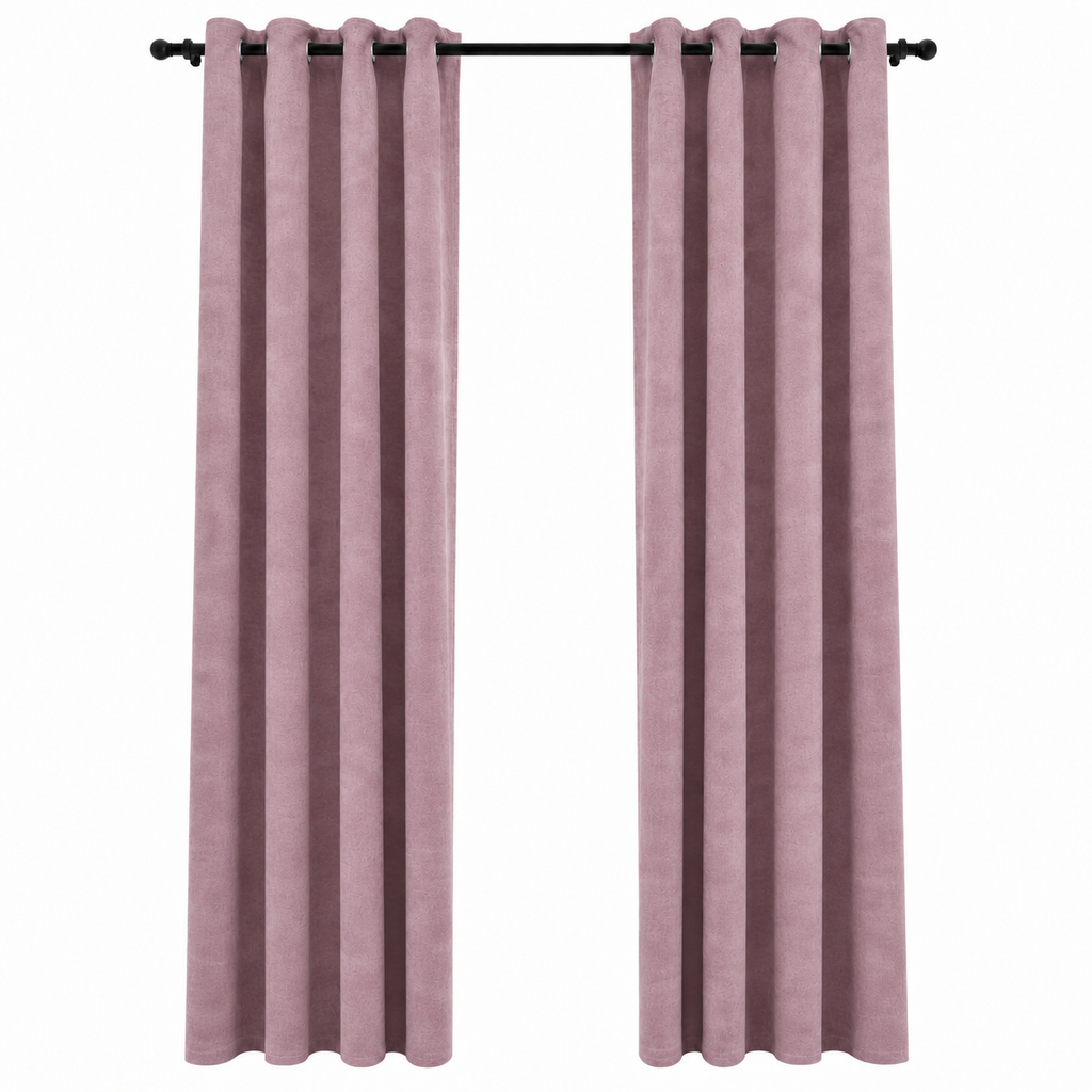 Rideaux occultant velours | Rose