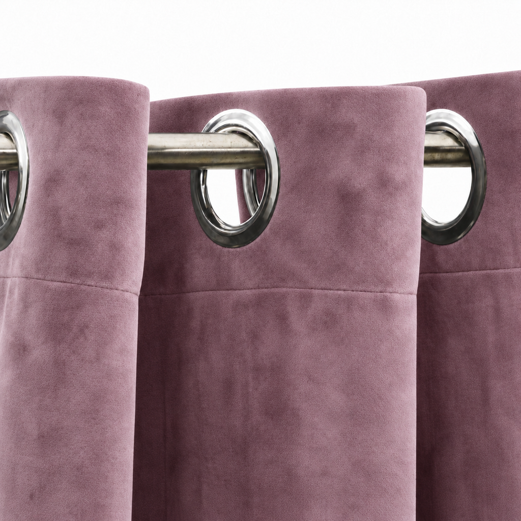 Rideaux occultant velours | Rose