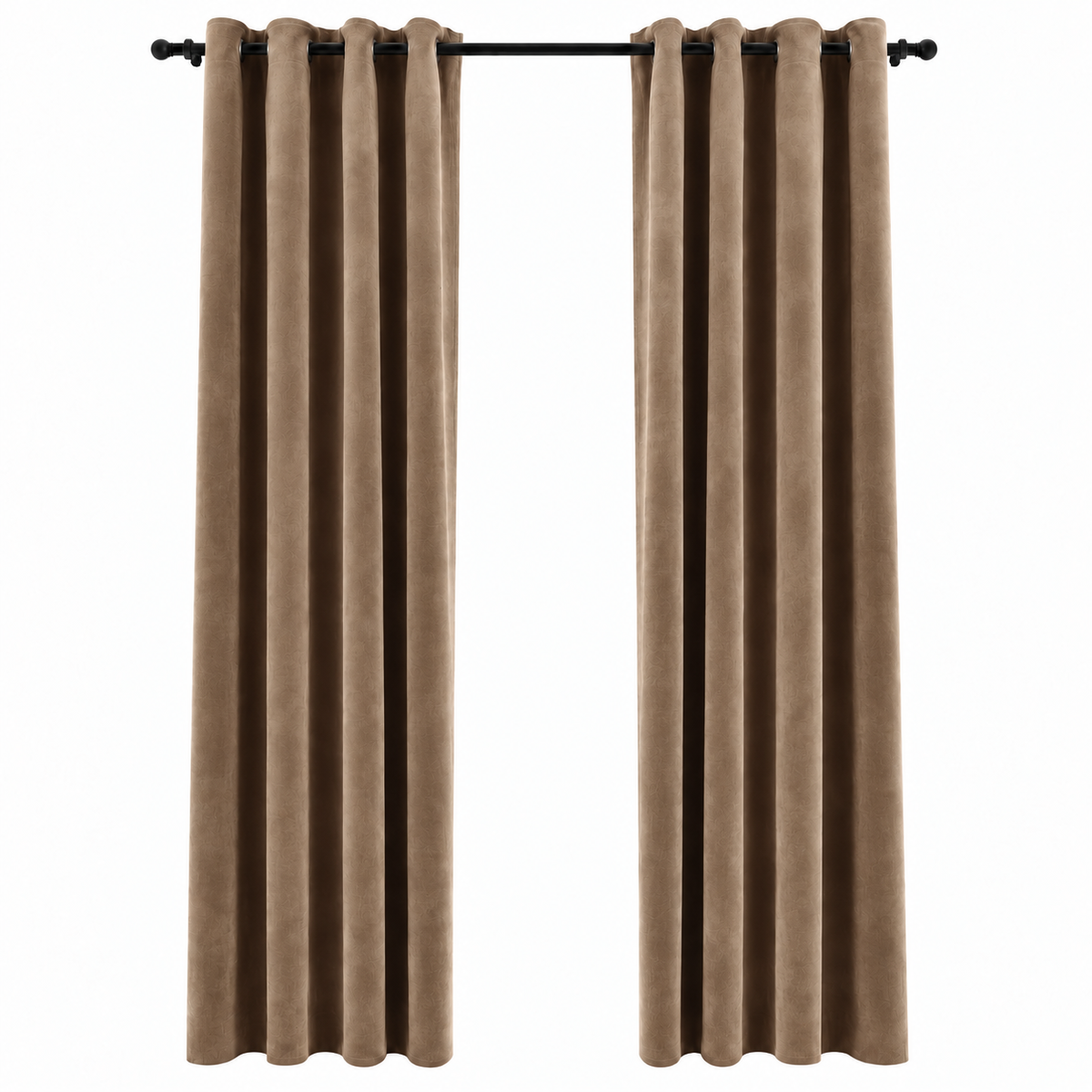 Rideaux occultant velours | Beige