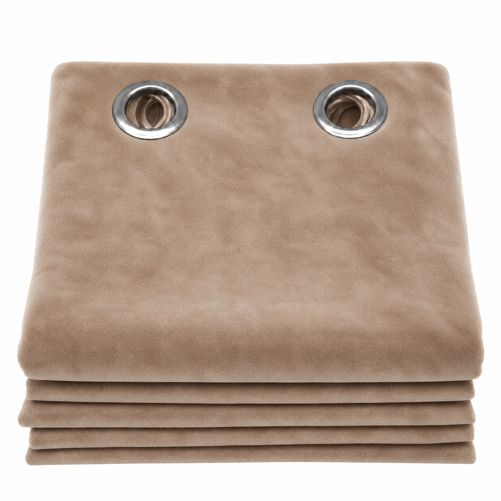 Rideaux occultant velours | Beige