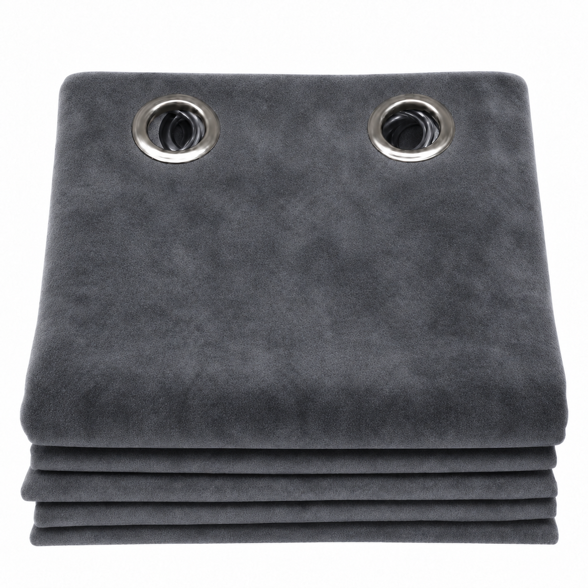 Rideaux occultant velours | Gris anthracite