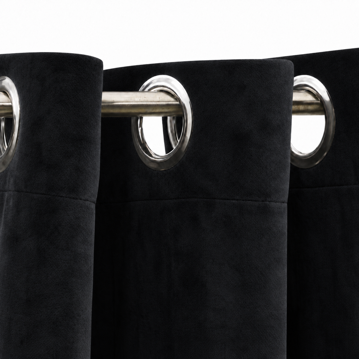 Rideaux occultant velours | Noir