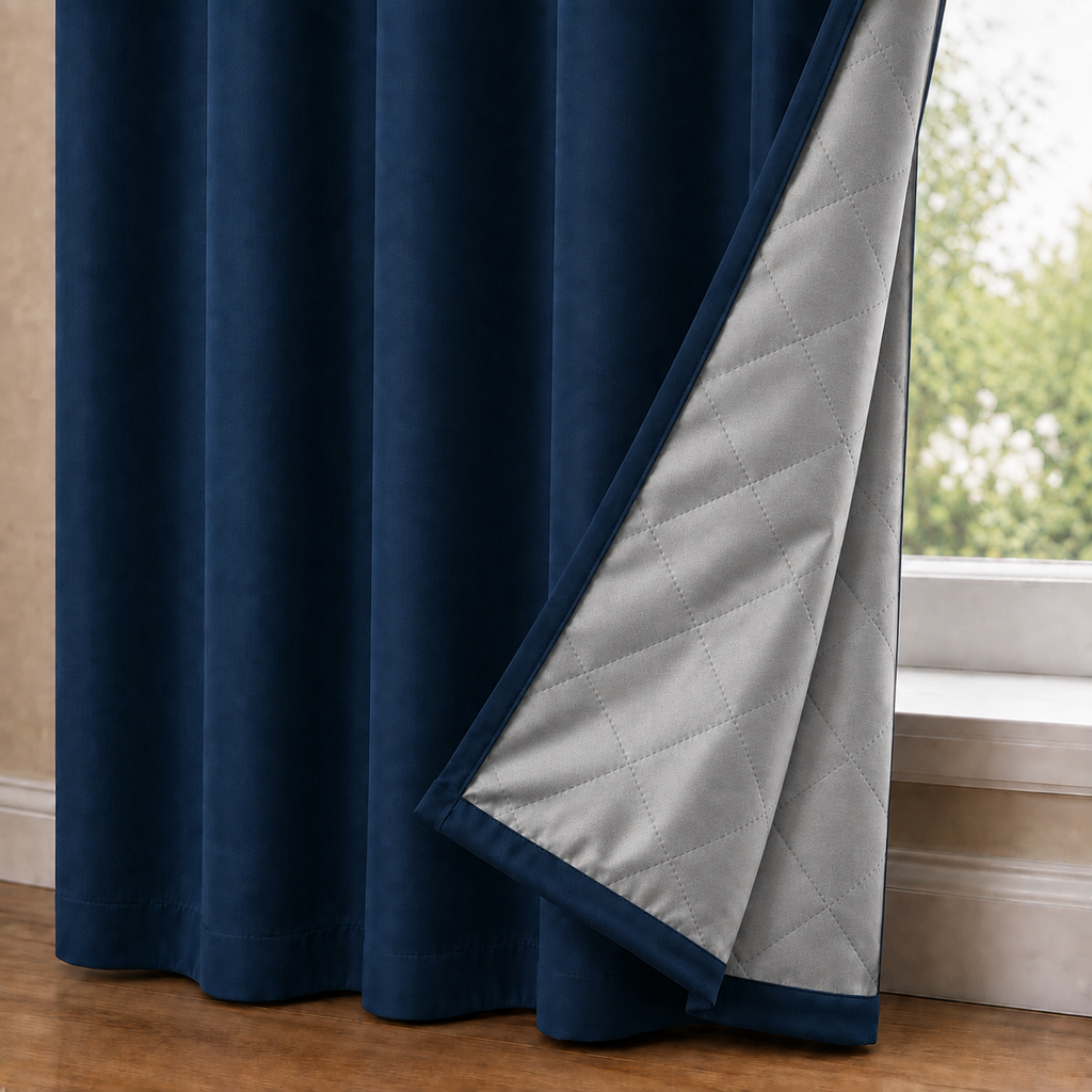 Rideaux occultant thermique premium | Bleu