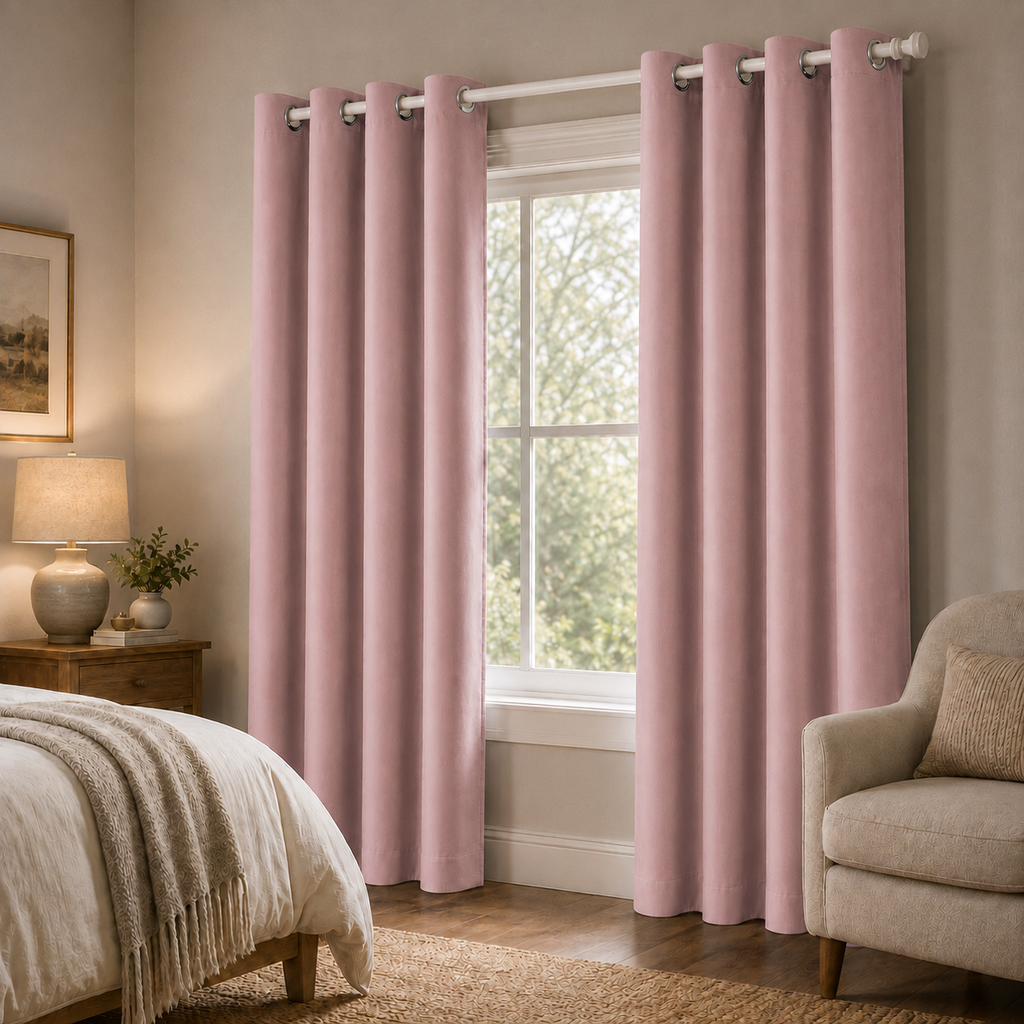 Rideaux occultant thermique | Rose