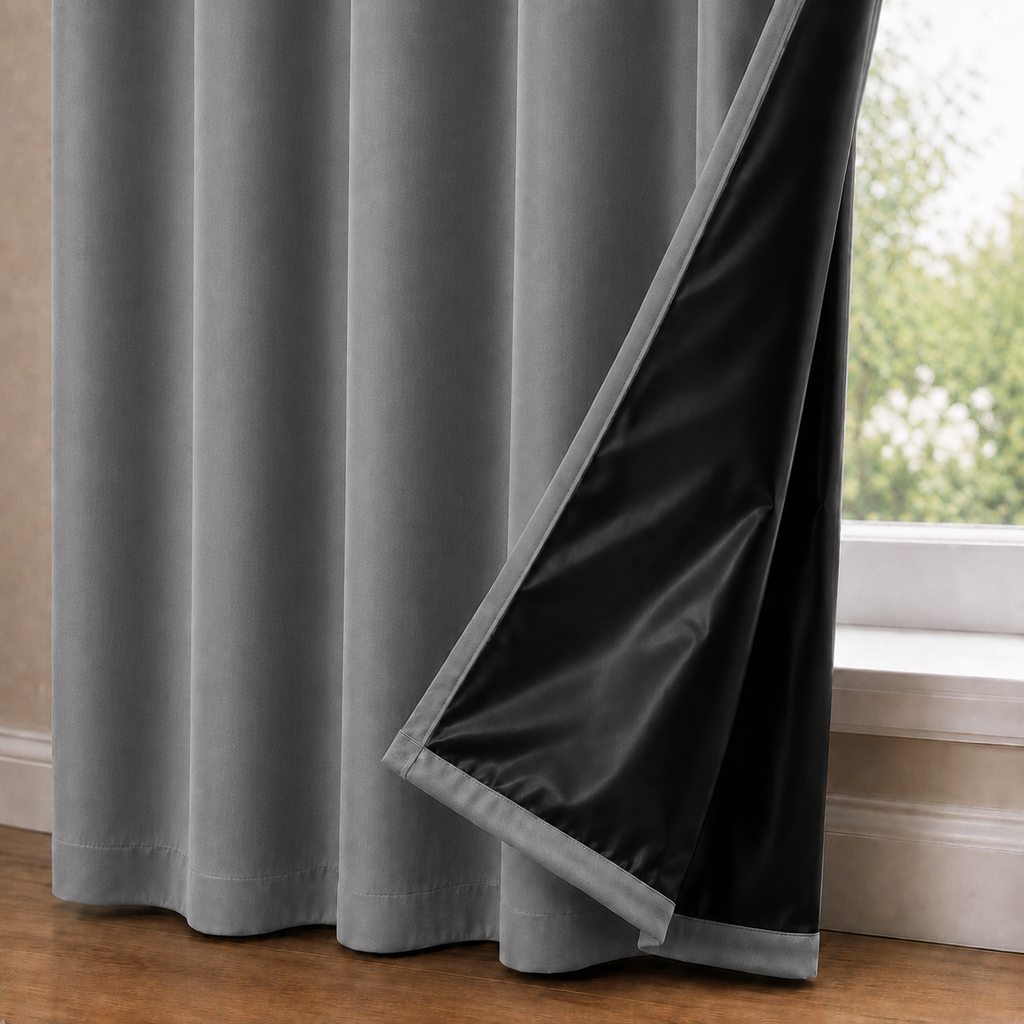 Rideaux occultant thermique | Gris foncé
