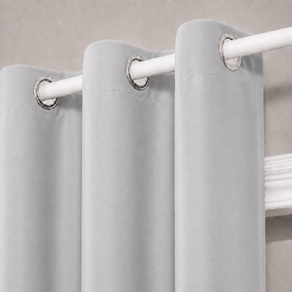 Rideaux occultant thermique | Gris clair