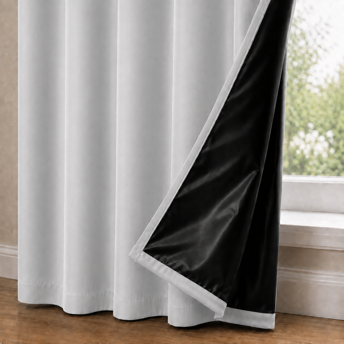 Rideaux occultant thermique | Gris clair
