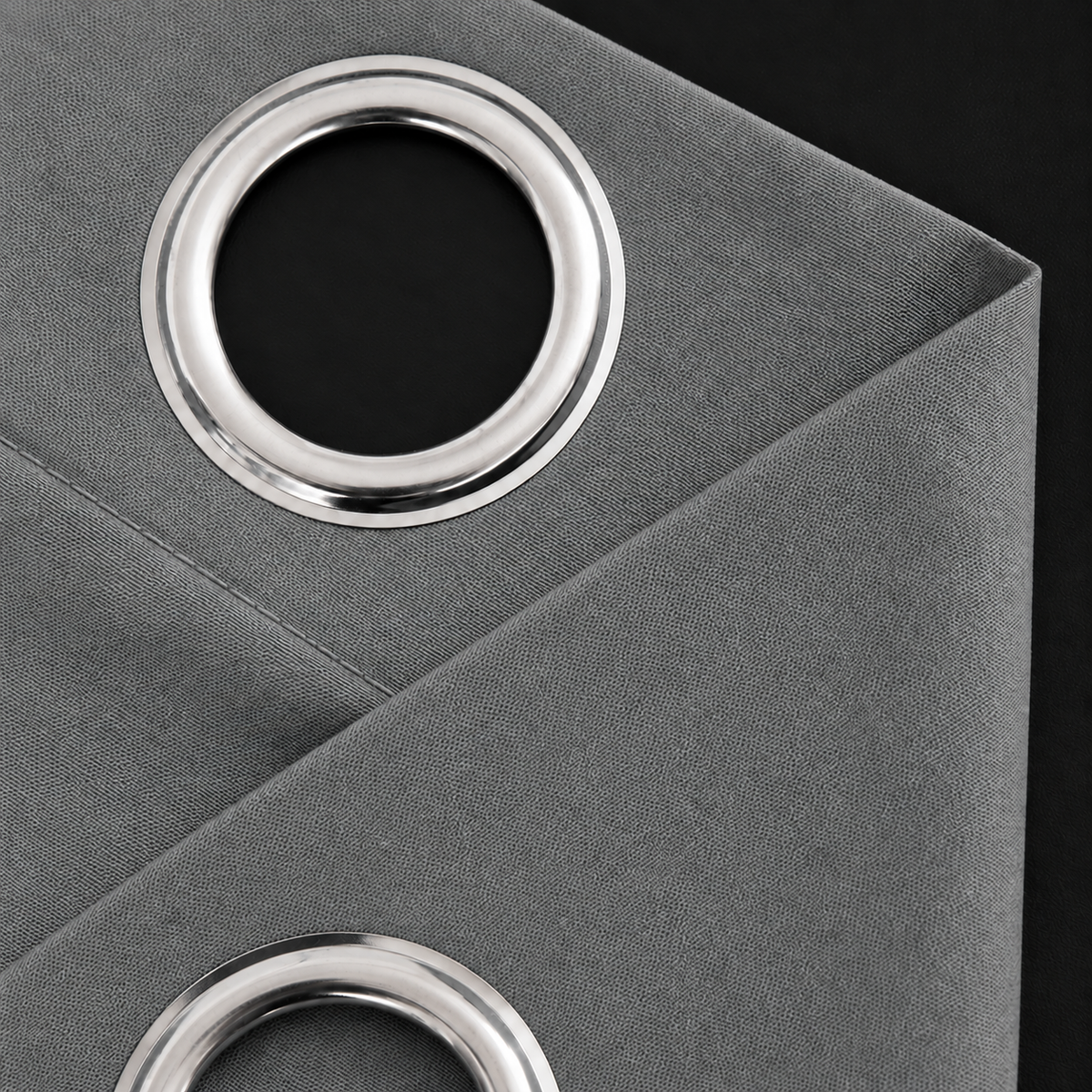 Rideaux occultant thermique | Gris foncé