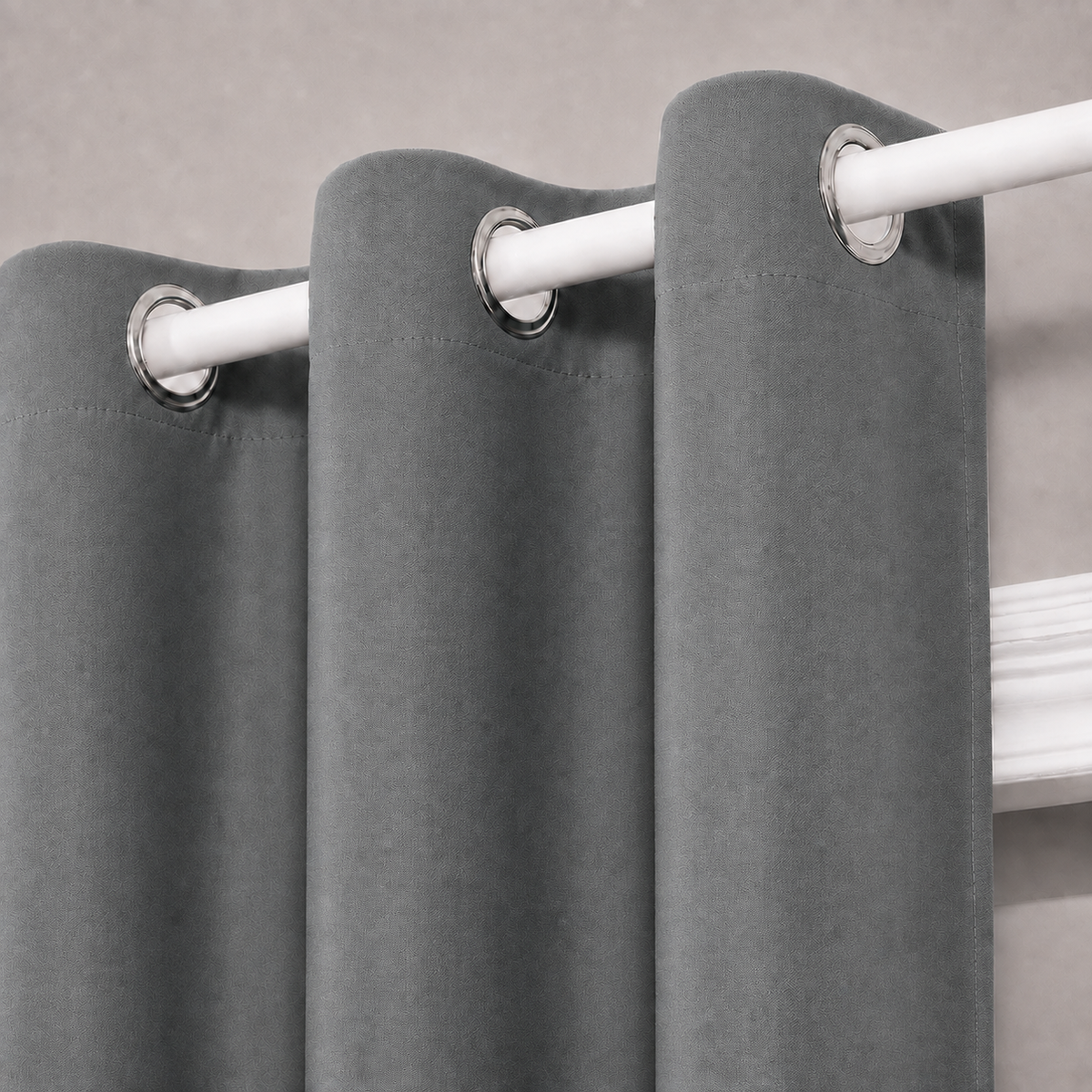 Rideaux occultant thermique | Gris foncé