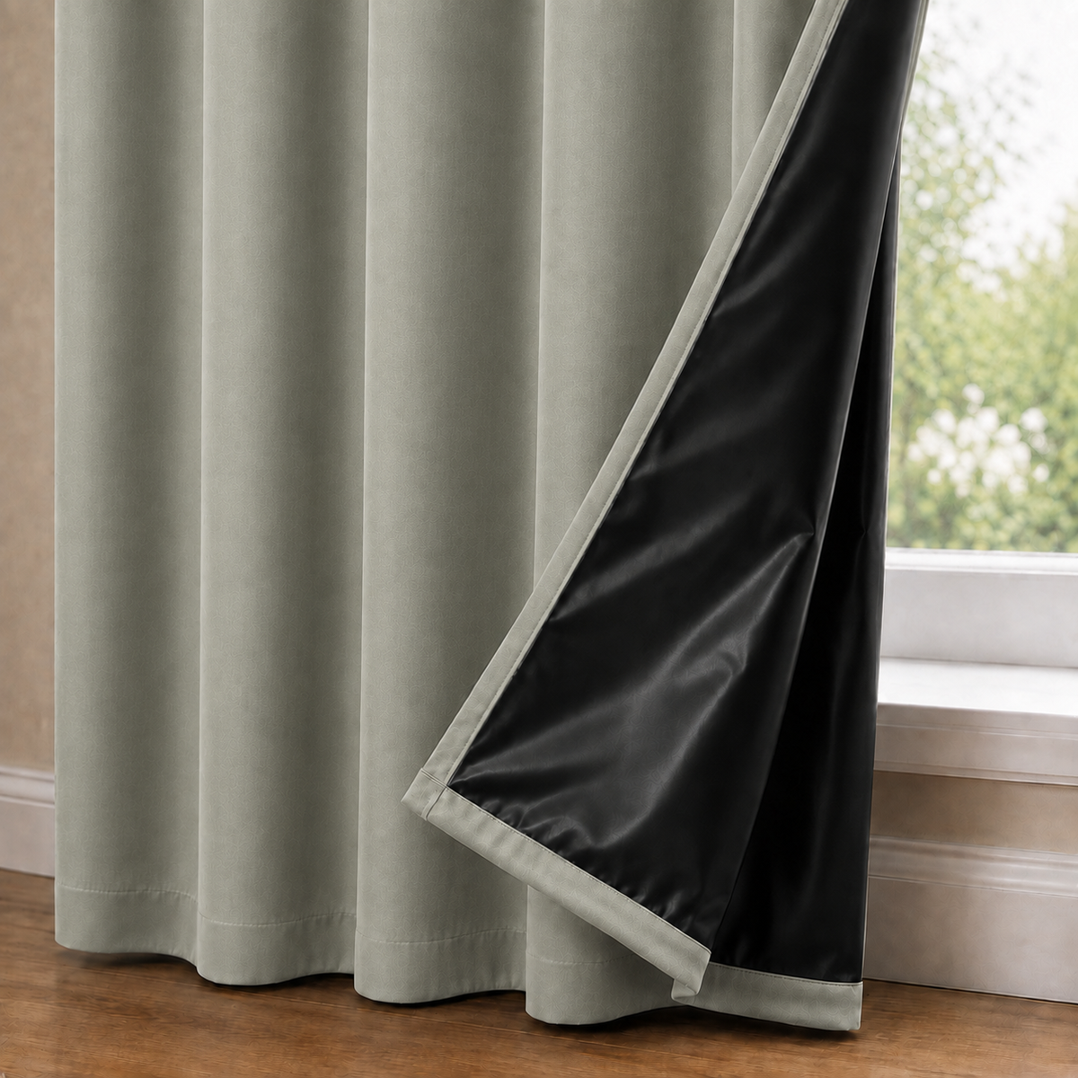 Rideaux occultant thermique | Kaki