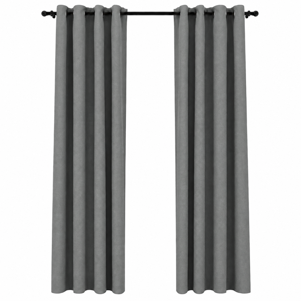 Rideaux occultant thermique | Gris foncé
