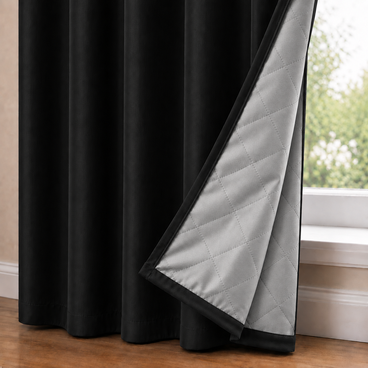 Rideaux occultant thermique premium | Noir