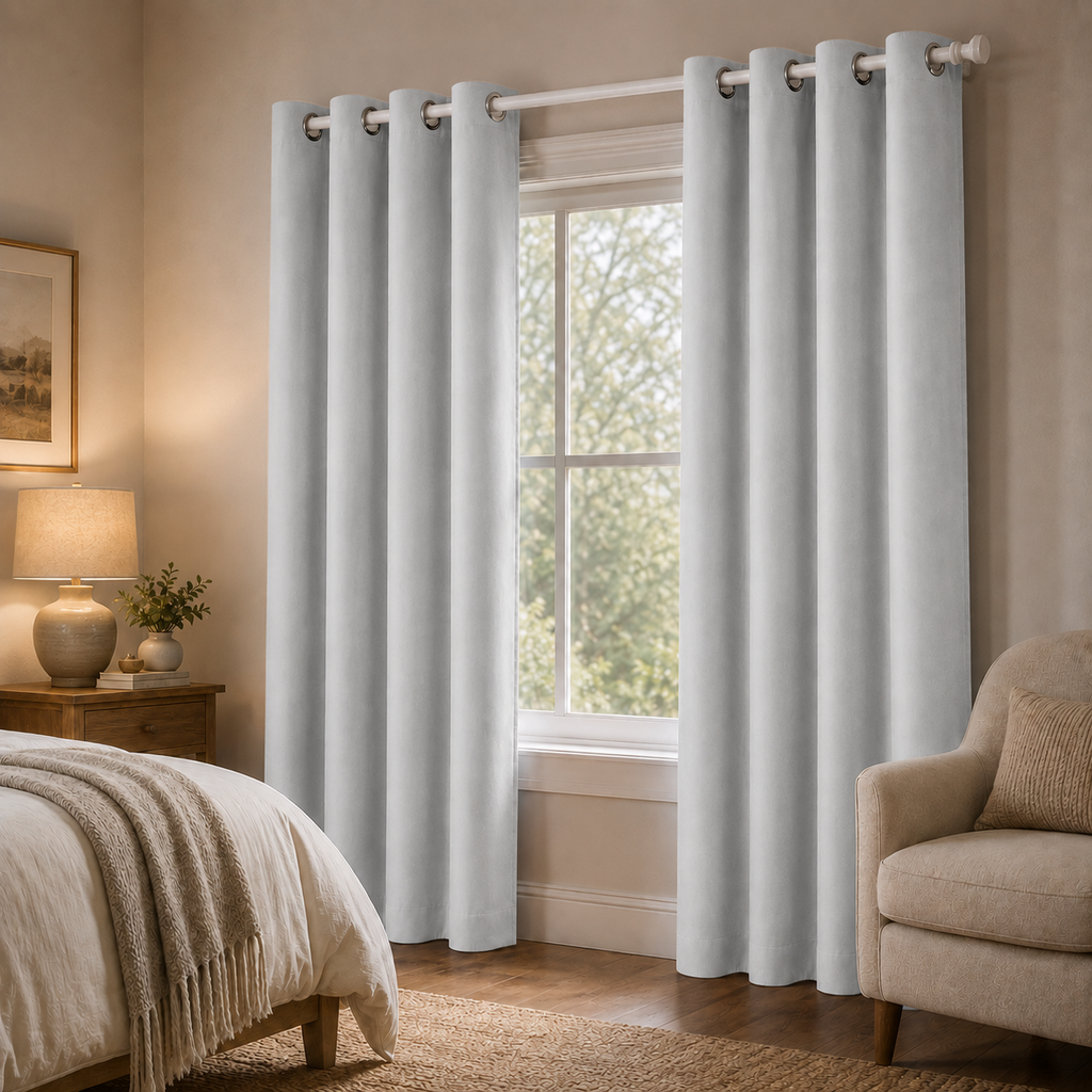Rideaux occultant thermique | Gris clair