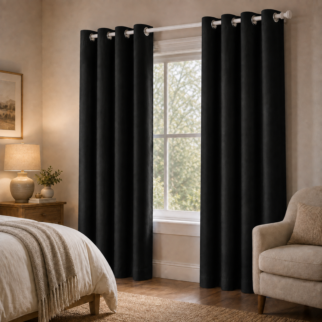 Rideaux occultant thermique | Noir